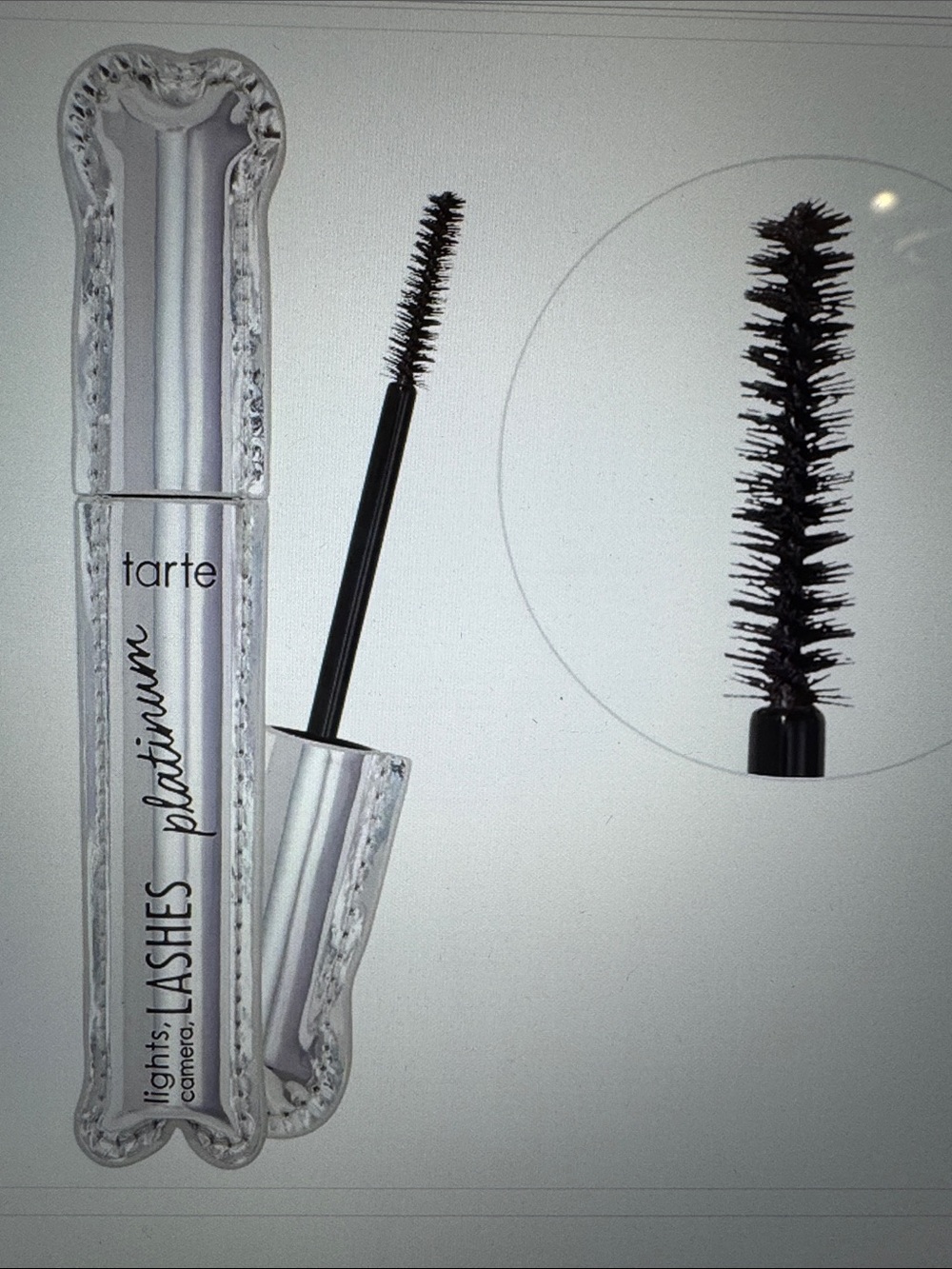 tarte lights, camera, lashes 4-in-1 volumizing & conditioning platinum mascara